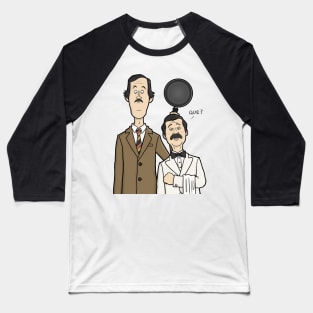 Fawlty Towers - Basil and Manuel Baseball T-Shirt